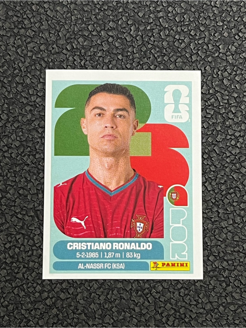 Panini Fifa World Cup 2026 Ronaldo Portugal Player Portrait Sticker Por 15